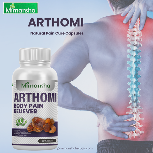 Mimansha ARTHOMI Capsules | Ayurvedic Relief for Joint Pain, Arthritis & Muscle Stiffness | 60 Veg Capsules