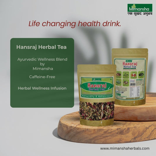 Hansraj Herbal Tea – Ayurvedic Wellness Blend for Immunity, Menstrual & Heart Health