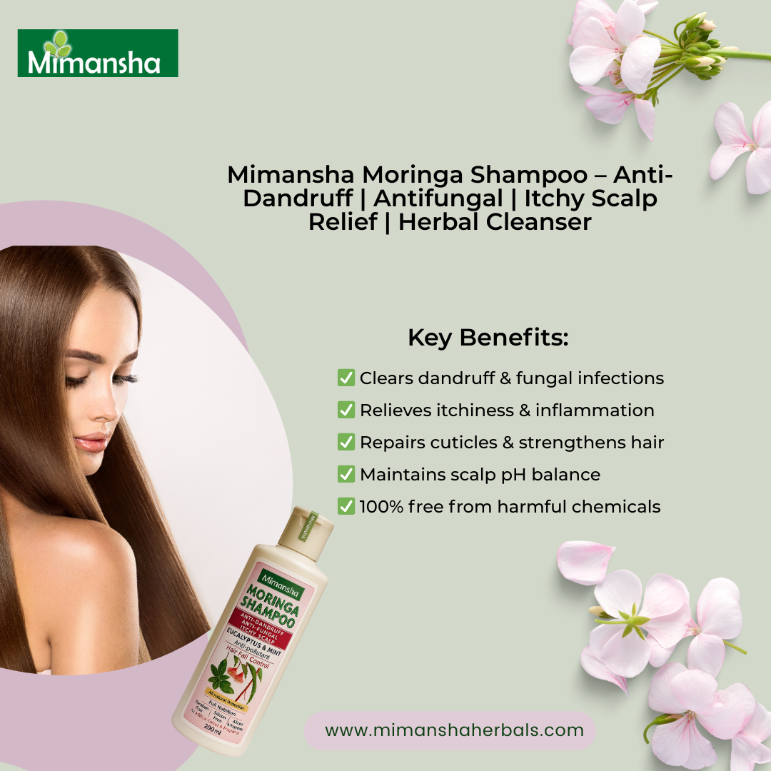 Moringa Shampoo (Eucalyptus & mint).