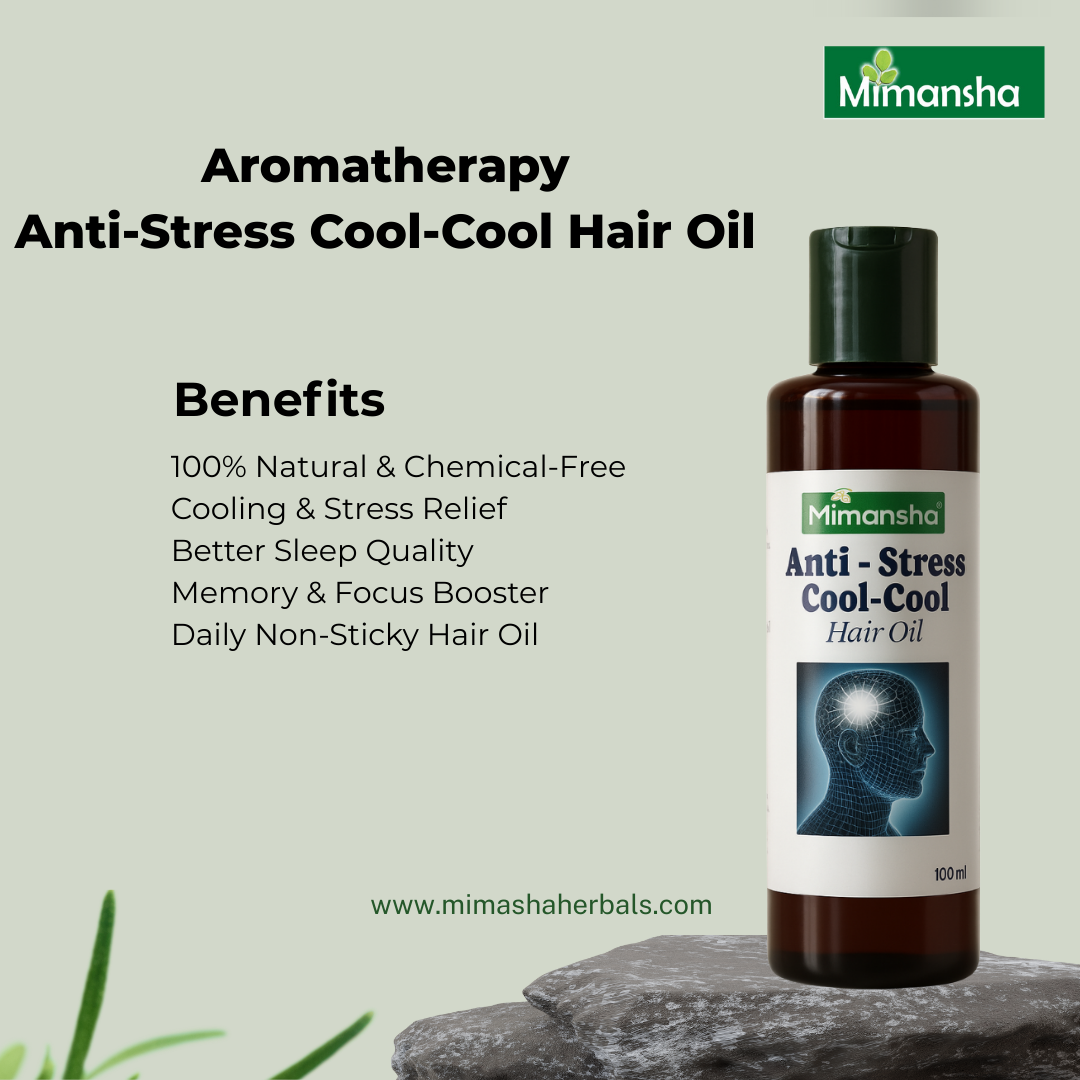 Aromatherapy Anti-Stress cool cool hair oil
