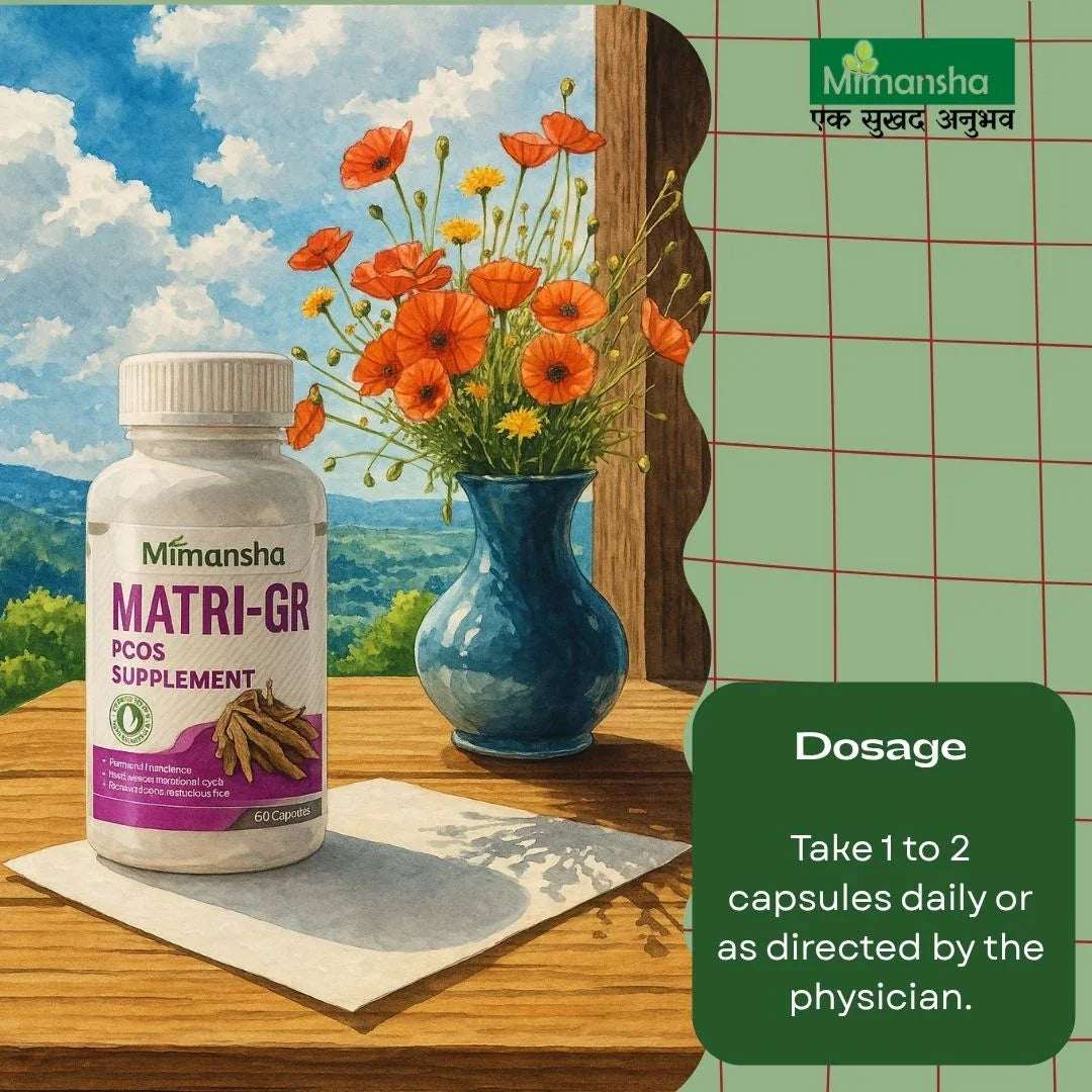 Matri-GR: Ayurvedic PCOS & Period Health Capsules
