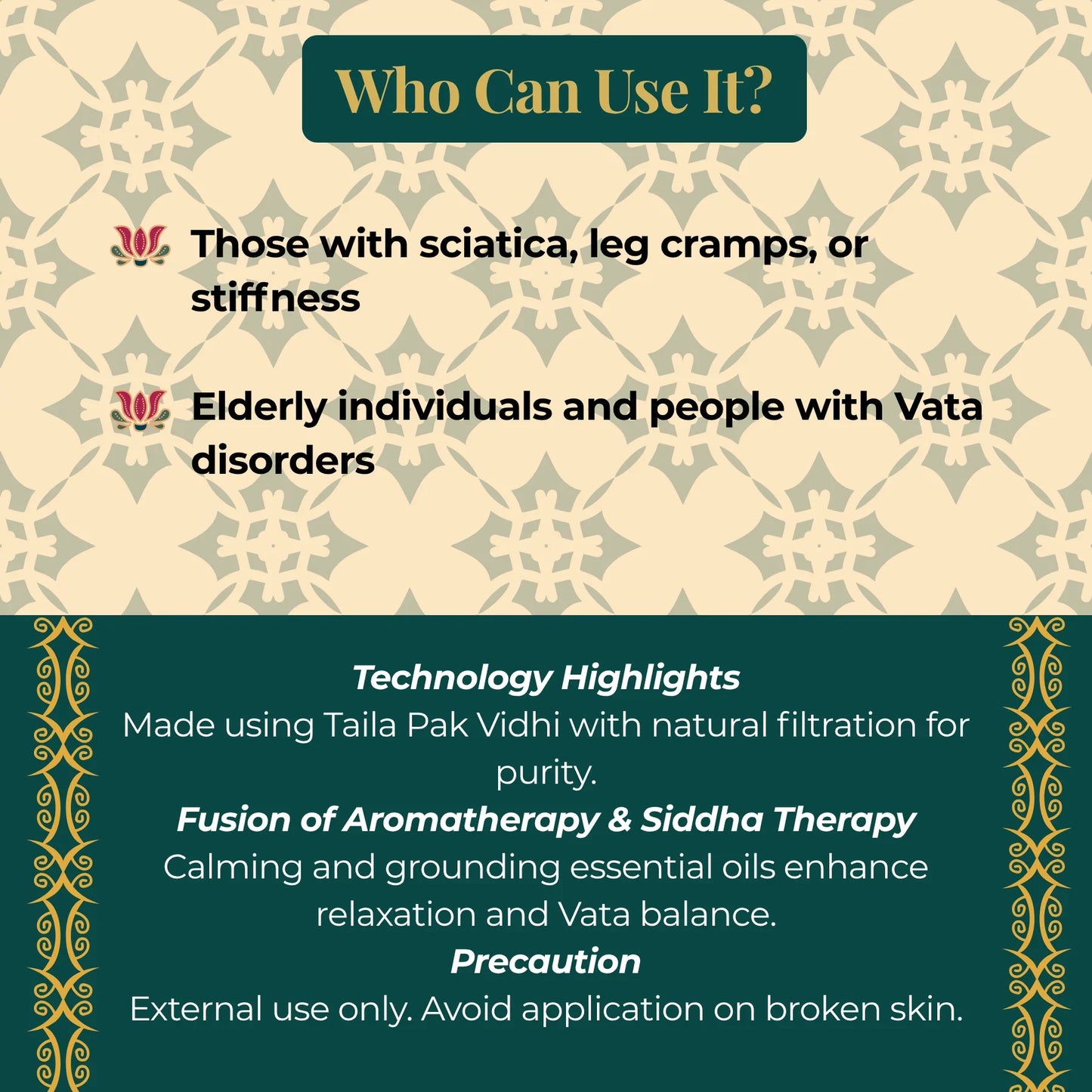 Mimansha Sahacharadi Taila – Ayurvedic Lower Limb & Sciatica Support Oil | With Sahachara, Bala & Devadaru | For Leg Pain, Stiffness & Vata Balance 100ml