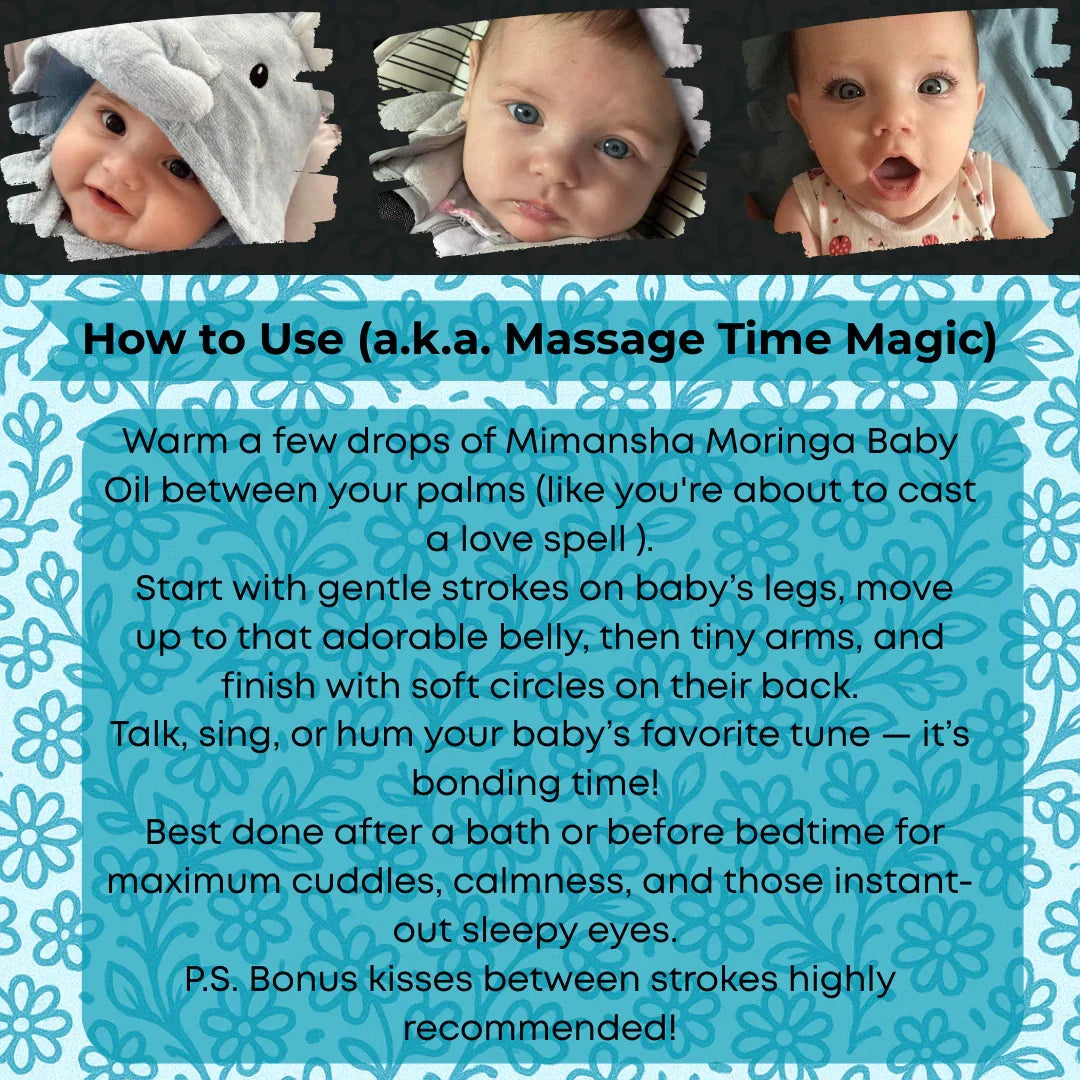 Moringa Baby Oil Nutrition-Fairness-Antiseptic