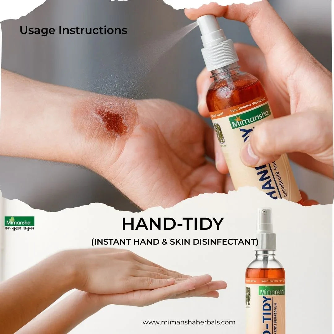 Hand-Tidy – Instant Hand & Skin Disinfectant Spray with Aromatherapy Oils