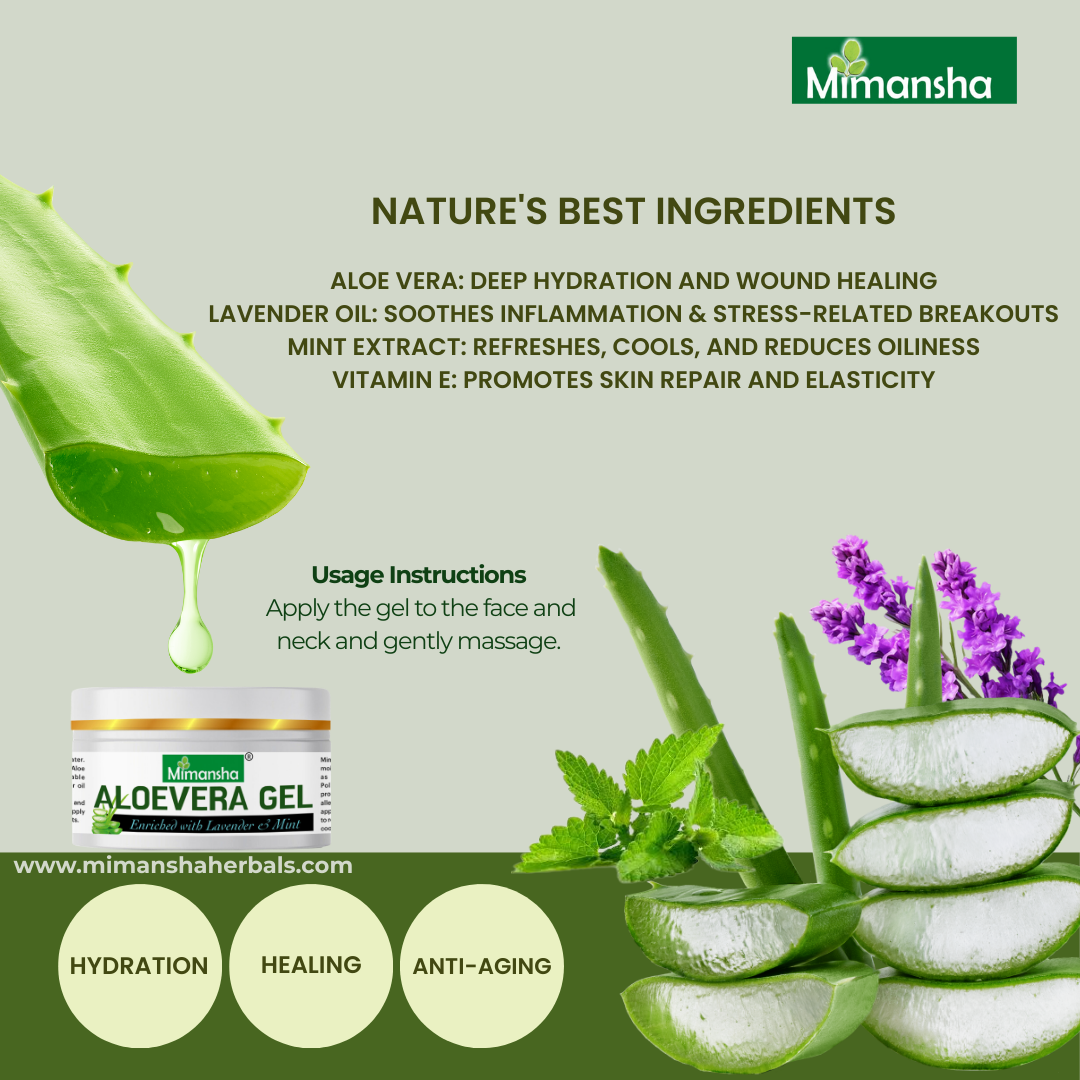 Aloevera Face gel (Lavender & Mint)