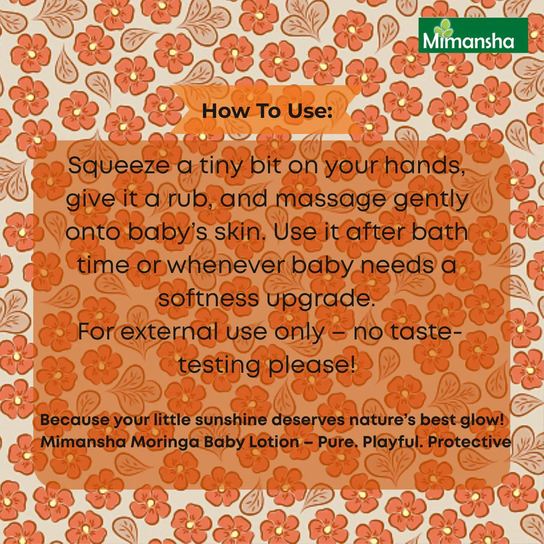 Moringa Baby Lotion (Lavender and Chamomile) Nutrition-Fairness-Antiseptic