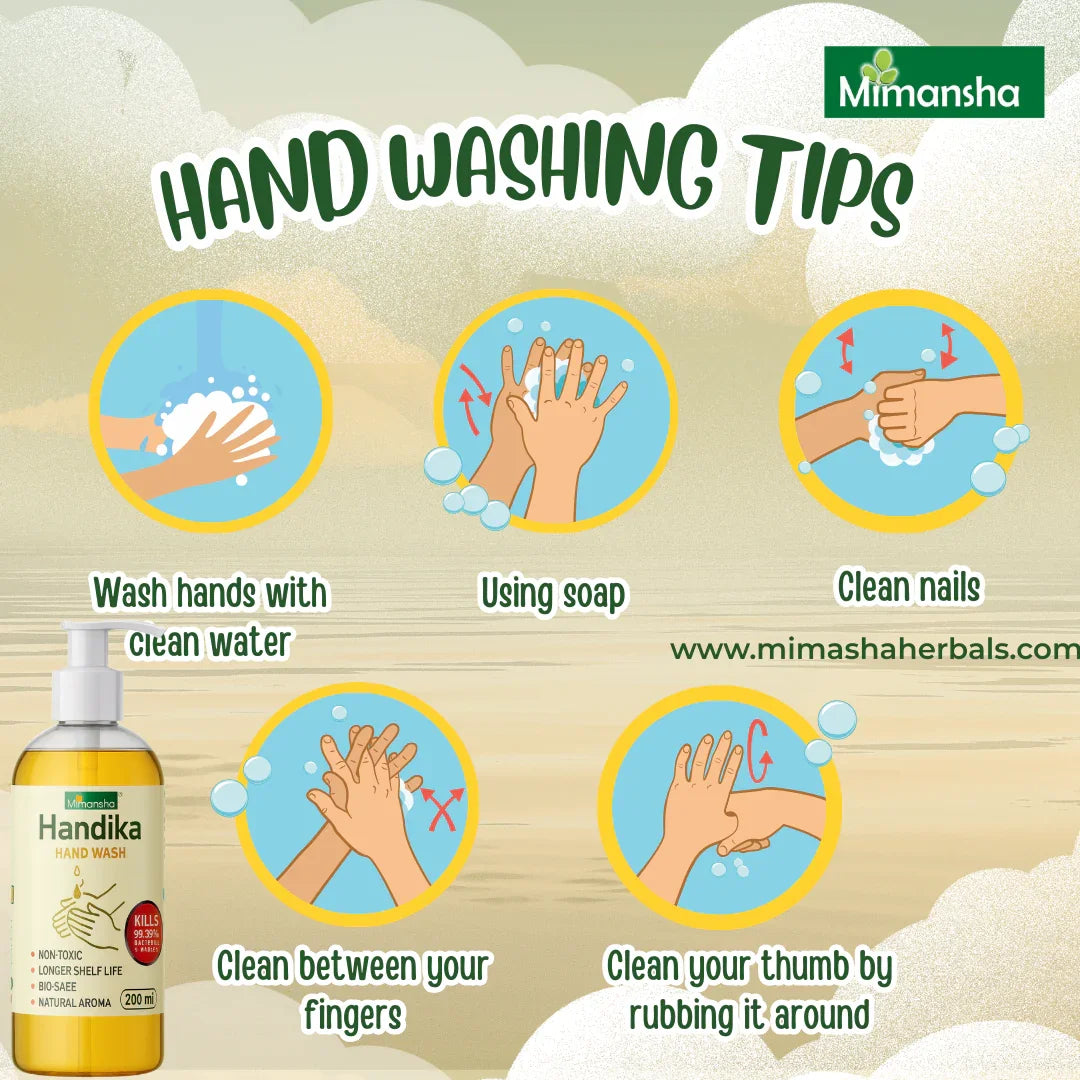 MYCLEAN Herbal Handwash – Natural Germ Protection with Aloe Vera