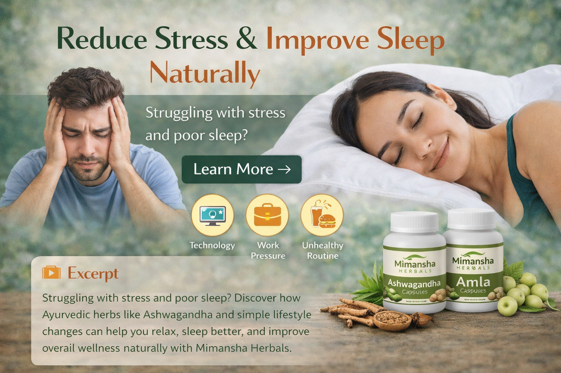 How to Reduce Stress & Improve Sleep Naturally with Ayurveda