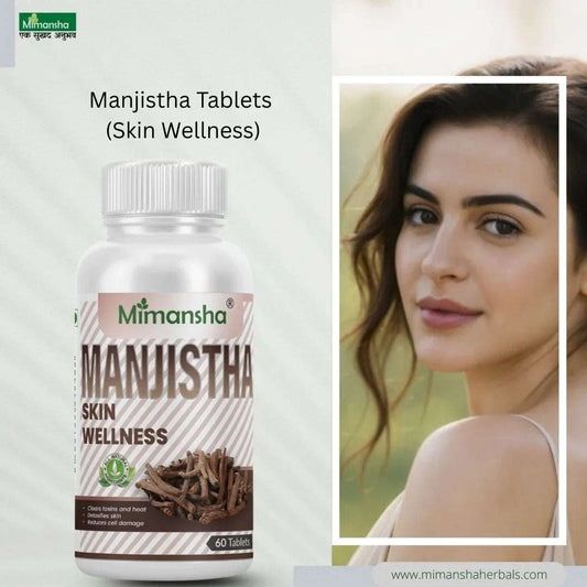 Manjistha Tablets – Ayurvedic Supplement for Acne, Pigmentation & Skin Brightening