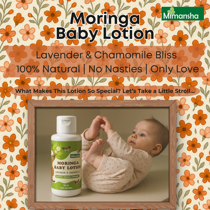 Moringa Baby Lotion (Lavender and Chamomile) Nutrition-Fairness-Antiseptic