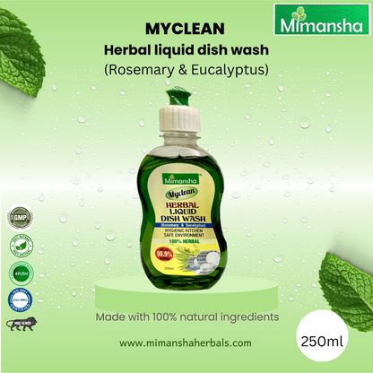 Myclean (Herbal liquid dish wash)