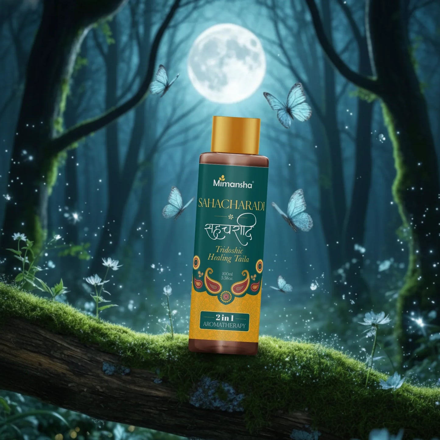 Mimansha Sahacharadi Taila – Ayurvedic Lower Limb & Sciatica Support Oil | With Sahachara, Bala & Devadaru | For Leg Pain, Stiffness & Vata Balance 100ml