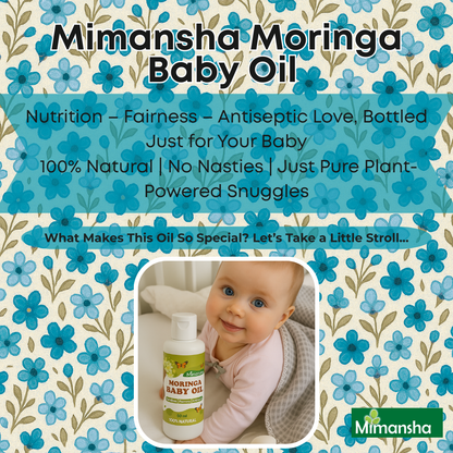 Moringa Baby Oil Nutrition-Fairness-Antiseptic