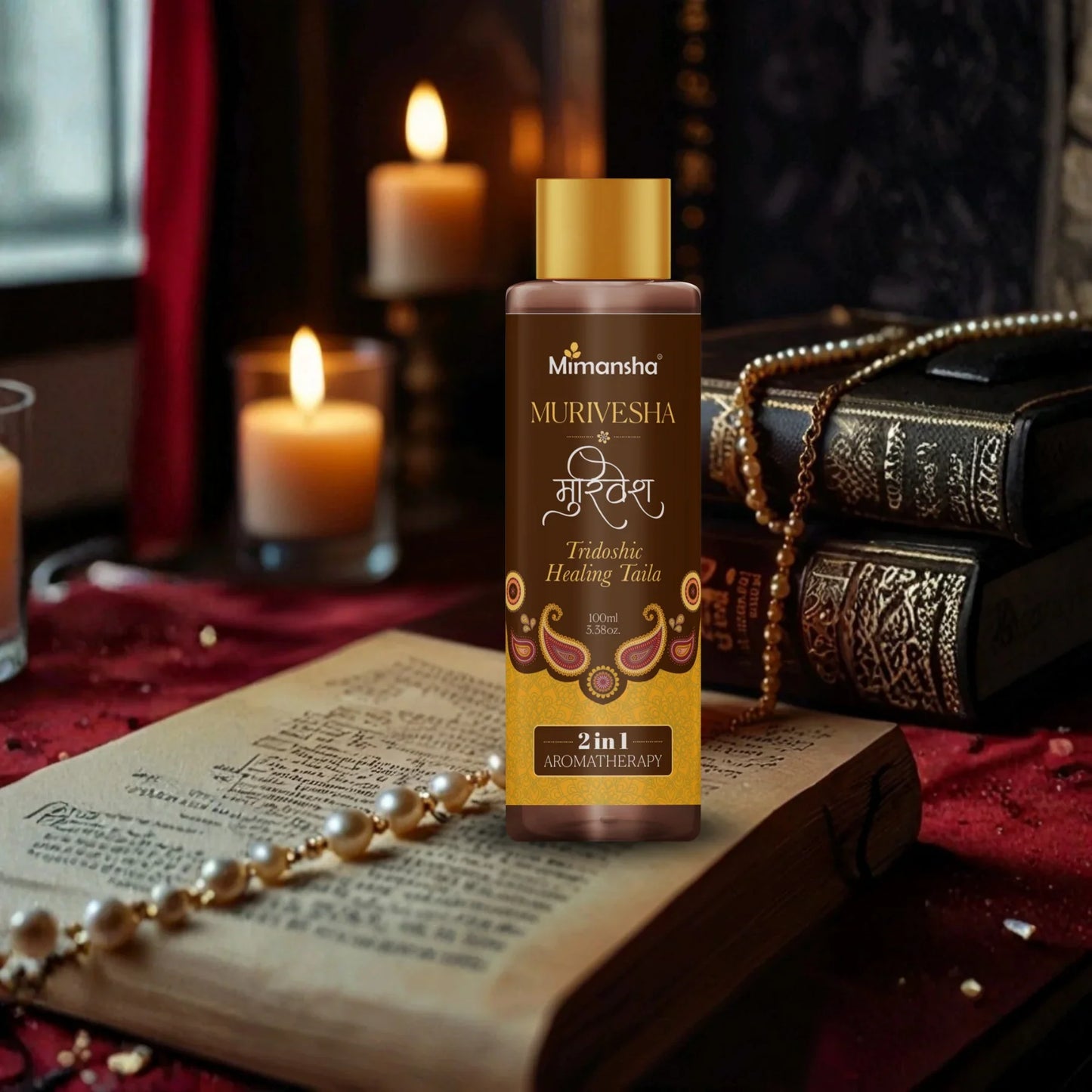 Mimansha Murivesha Tailam (Murivenna Taila) – Ayurvedic First-Aid Oil for Wounds, Burns, Sprains & Inflammation | With Aloe Vera, Karanja & Moringa | Traditional Siddha Healing Formula -100ml