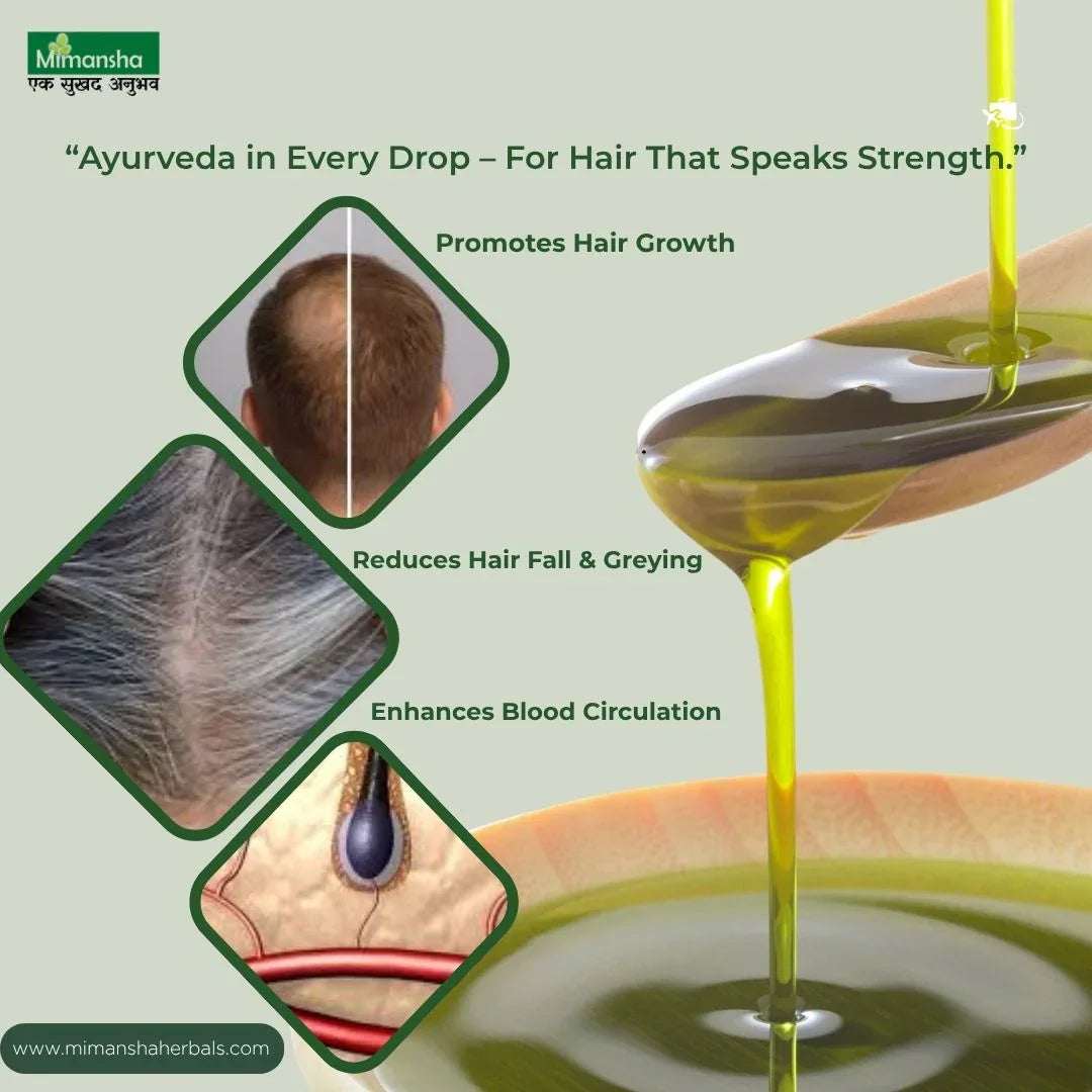Moringa Hair Oil for Hair Growth | Mimansha Herbals | Ayurvedic Anti-Hair Fall Solution