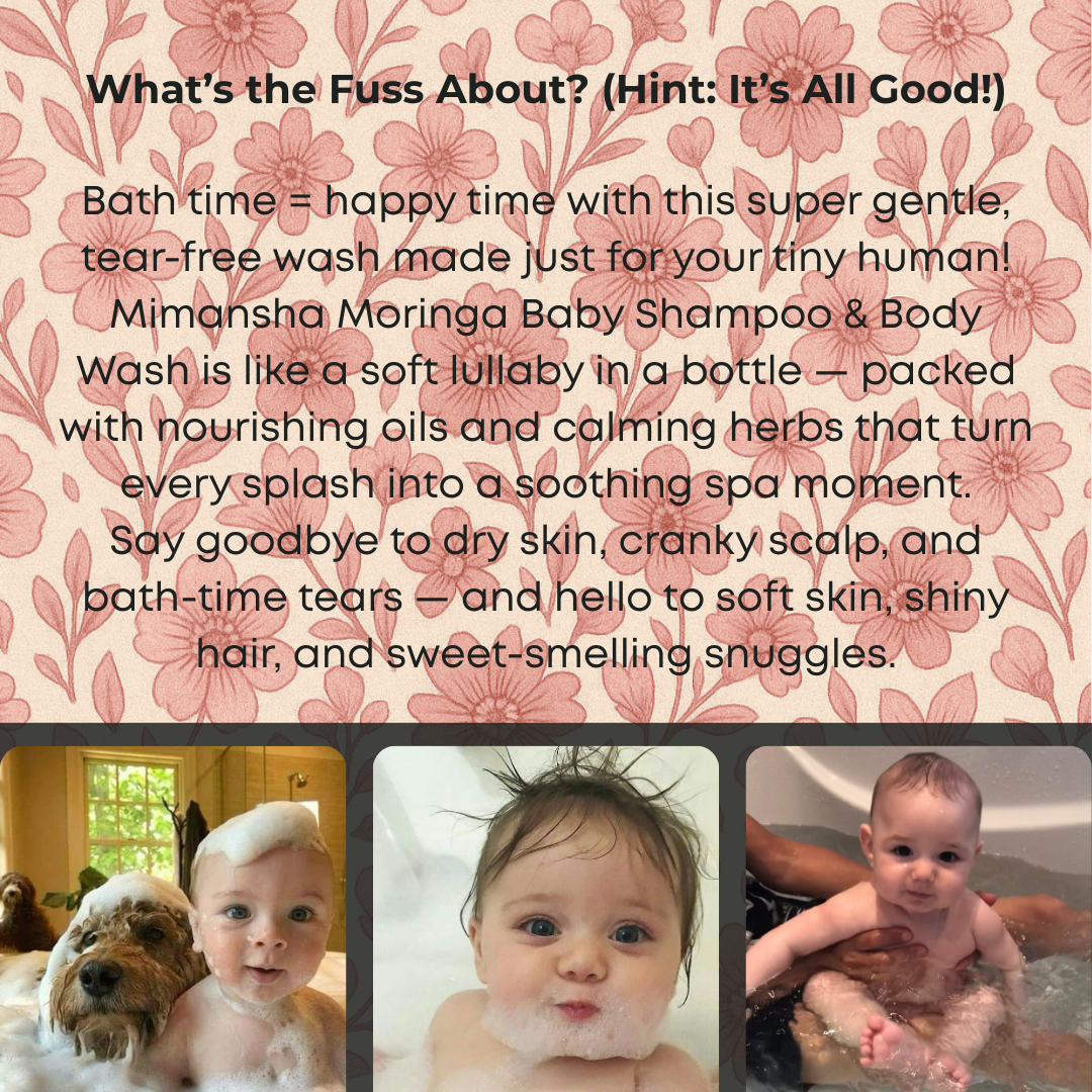 Moringa Baby Shampoo & Body Wash (Lavender and Chamomile)