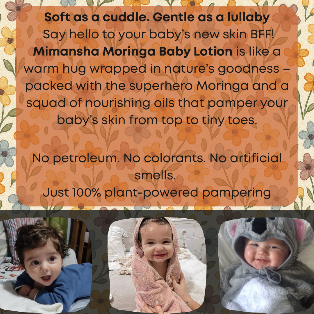 Moringa Baby Lotion (Lavender and Chamomile) Nutrition-Fairness-Antiseptic