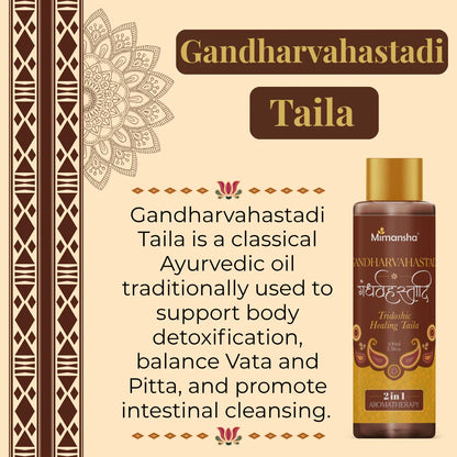 Gandharvahastadi Taila – Ayurvedic Detox & Cleansing Oil 100 ml