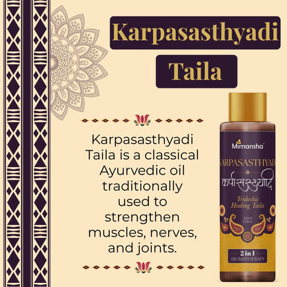 Karpasasthyadi Taila – Neuromuscular Revitalizer 100 ml