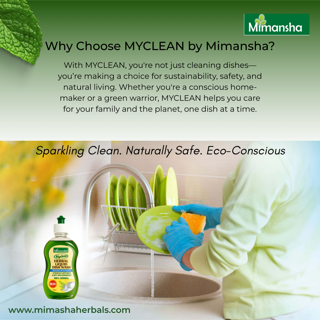Myclean (Herbal liquid dish wash)
