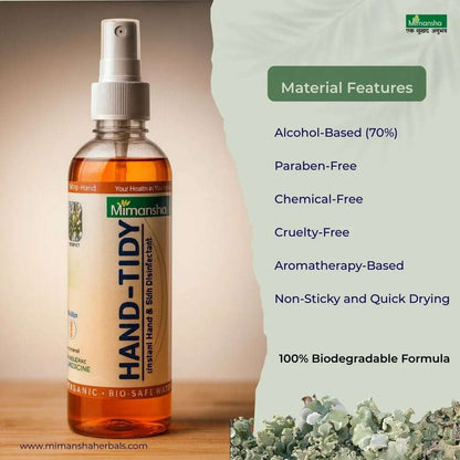 Hand-Tidy – Instant Hand & Skin Disinfectant Spray with Aromatherapy Oils