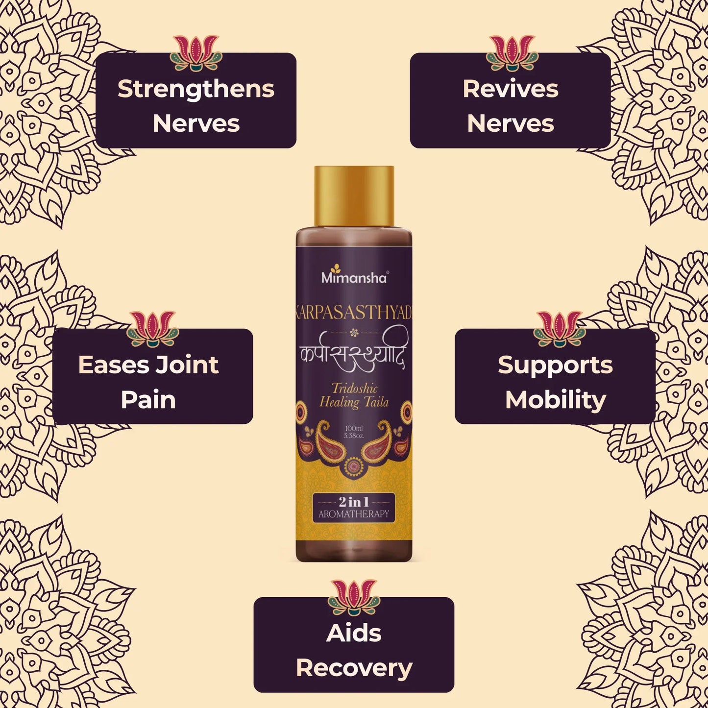 Karpasasthyadi Taila – Neuromuscular Revitalizer 100 ml