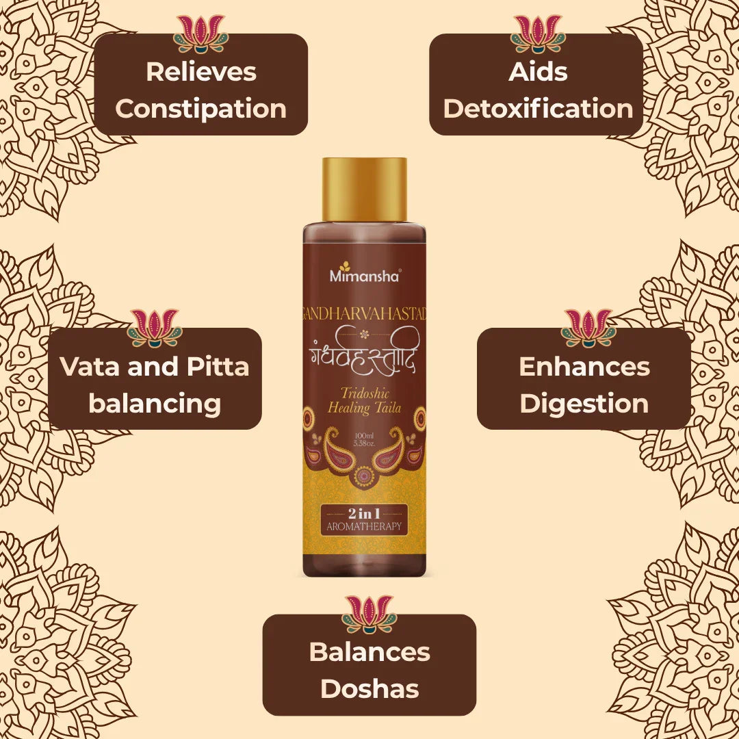 Gandharvahastadi Taila – Ayurvedic Detox & Cleansing Oil 100 ml