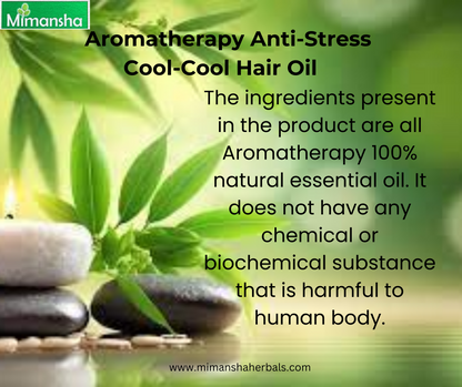 Aromatherapy Anti-Stress cool cool hair oil