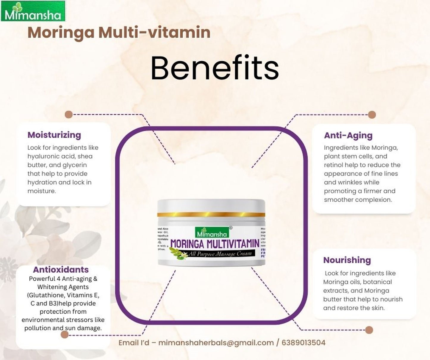 Moringa Multi-vitamin(Facial Cream)