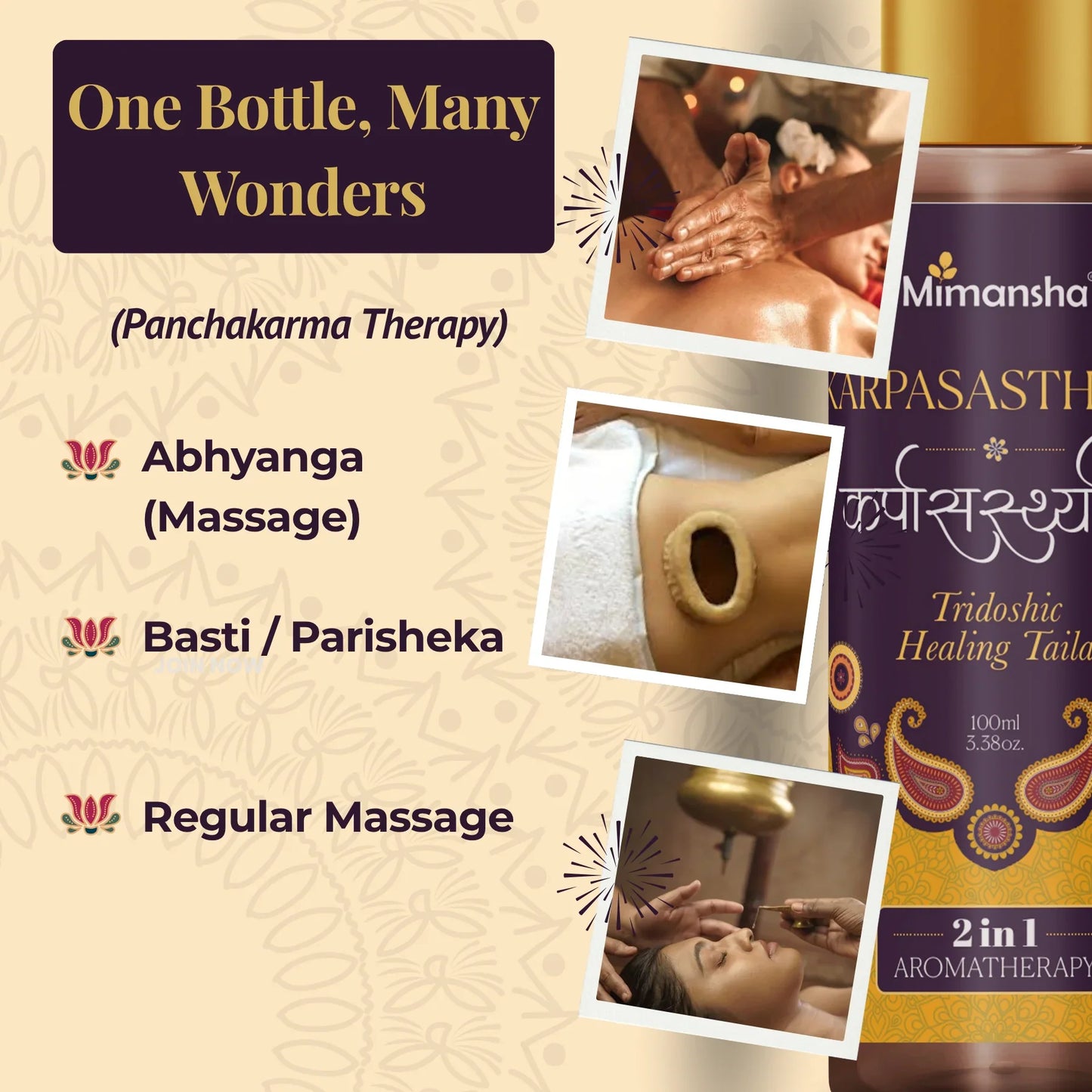 Karpasasthyadi Taila – Neuromuscular Revitalizer 100 ml