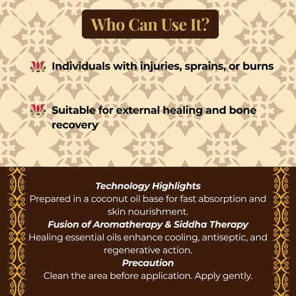 Mimansha Murivesha Tailam (Murivenna Taila) – Ayurvedic First-Aid Oil for Wounds, Burns, Sprains & Inflammation | With Aloe Vera, Karanja & Moringa | Traditional Siddha Healing Formula -100ml