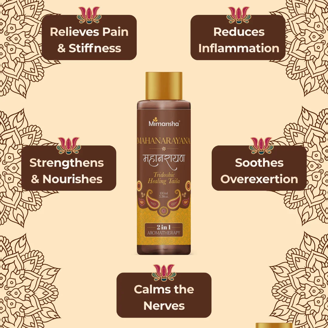 Mimansha Mahanarayana Taila – Ayurvedic Massage Oil for Joint, Muscle & Nerve Health (100 ml)