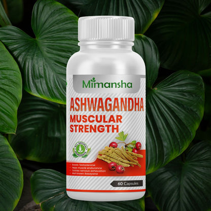 Mimansha Ashwagandha Capsules – Stress Relief & Vitality Support