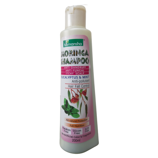 Moringa Shampoo (Eucalyptus & mint).
